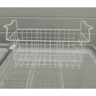 Морозильна скриня Gooder UDD 500 SC 484 л, біла, з замком і 6 кошиками, -18…-23°C, на колесах, Туреччина, для магазинів і харчової промисловості