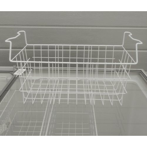 Морозильна скриня Gooder UDD 500 SC 484 л, біла, з замком і 6 кошиками, -18…-23°C, на колесах, Туреччина, для магазинів і харчової промисловості