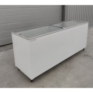 Морозильна скриня Gooder UDD 600 SC, 662 л, -18°C…-23°C, 8 кошиків, біла, замок, пряме скло, Туреччина, 2058х633х925 мм, для торгівлі