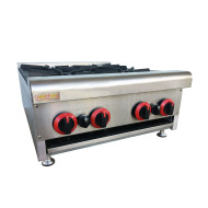 Професійна газова плита GoodFood GP4 на 4 конфорки для ресторанів, кафе та їдалень – висока потужність, надійність та економія газу