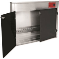 Стерилізатор ножів ультрафіолетовий GoodFood KS20 — настінний стерилізатор на 20 ножів, корпус із нержавіючої сталі, таймер 120 хв, лампа T8, 20 Вт, 220В