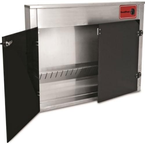 Стерилізатор ножів ультрафіолетовий GoodFood KS20 — настінний стерилізатор на 20 ножів, корпус із нержавіючої сталі, таймер 120 хв, лампа T8, 20 Вт, 220В