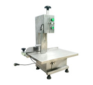 Електрична стрічкова пила GoodFood SE1300S для кісток і м’яса, 750 Вт, нерж. сталь, довжина полотна 1300 мм, товщина різу 4-80 мм