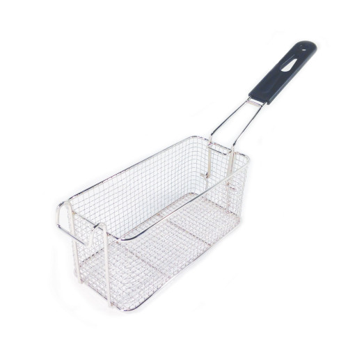 Двохсекційна електрична фритюрниця GoodFood EF44, 2×4 л, нержавіюча сталь, для кафе та ресторанів, 2×2 кВт, професійне обладнання