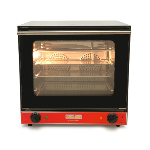 Конвекційна піч GoodFood GXF003 ROBERTA — 4 рівні, нержавійка AISI304, 2 вентилятори, 2,6 кВт, для кафе, пекарень та ресторанів