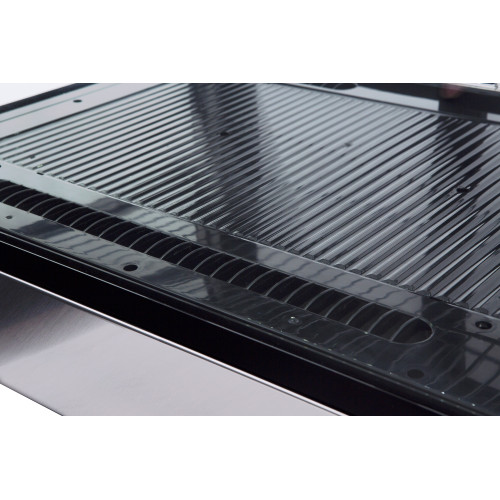 Холодильная витрина GoodFood RTW120L из нержавеющей стали, 120 л, LED-подсветка, динамическое охлаждение, черный корпус