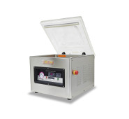 Вакуумно-пакувальна машина GoodFood VMP400DSB — настільний промисловий вакууматор з подвійним запаюванням, камера 440×420×70 мм, 20 м³/год, 0,9 кВт