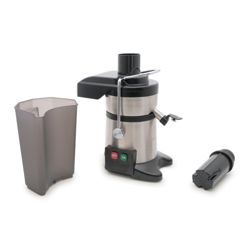 Електрична соковижималка GoodFood FJ150 для твердих овочів і фруктів, продуктивність 120 кг/год, корпус з нержавіючої сталі, 6 л