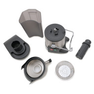 Електрична соковижималка GoodFood FJ150 для твердих овочів і фруктів, продуктивність 120 кг/год, корпус з нержавіючої сталі, 6 л