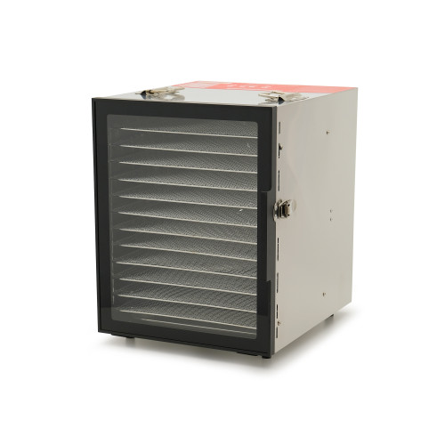 Промислова сушарка для харчових продуктів GoodFood WS12PRO — дегідратор на 12 полицях з нержавіючої сталі для сушіння фруктів, овочів та ягід