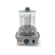 Апарат для приготування хот-догів GoodFood HDW10 — професійне обладнання для варіння та підтримання температури сосисок, корпус із нержавної сталі