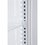 Холодильна вітрина GoodFood RT78L, біла — 78 л, LED-підсвітка, 4-стороннє скління, авторазморозка, цифрове керування, для напоїв та десертів