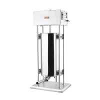 Вертикальний електричний шприц для ковбас GoodFood SF30VE, 30 л, нержавіюча сталь, 4 насадки, плавне регулювання швидкості