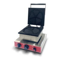 Вафельниця GoodFood WB1FL для об’ємних вафель-квіток, антипригарне покриття, корпус із нержавіючої сталі, терморегулятор 50–300 °C, 1,55 кВт