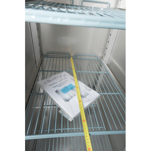 Холодильна шафа GoodFood GF-GN1410TN-HC, 1300 л, 2 двері, нержавіюча сталь, для професійної кухні та зберігання продуктів