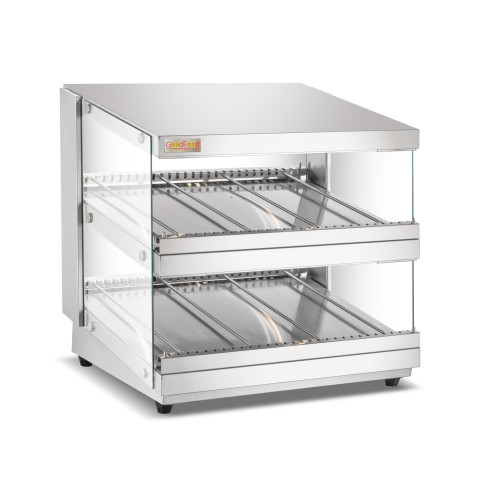 Вітрина теплова GoodFood WS65 ELIT — професійне обладнання для підтримання та демонстрації гарячих страв, випічки та гриль-курки