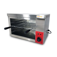 Електричний гриль-саламандра GoodFood GS600 — професійний настільний гриль із нержавіючої сталі для кафе, ресторанів та піцерій