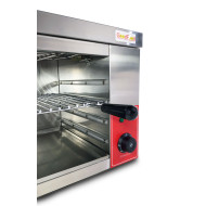 Електричний гриль-саламандра GoodFood GS600 — професійний настільний гриль із нержавіючої сталі для кафе, ресторанів та піцерій