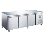 Холодильний стіл GoodFood GF-SNACK3100TN-HC — професійний холодильний стіл із нержавіючої сталі, 339 л, для кухні, кафе та ресторанів