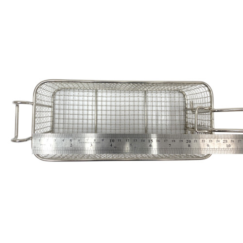 Кошик для фритюрниці GoodFood B4 на 4 літри з нержавіючої сталі — аксесуар для смаження картоплі та закусок у ресторанах і кафе