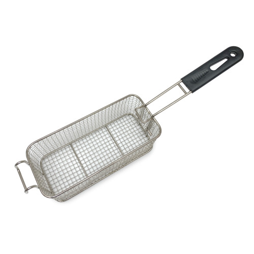 Кошик для фритюрниці GoodFood B4 на 4 літри з нержавіючої сталі — аксесуар для смаження картоплі та закусок у ресторанах і кафе