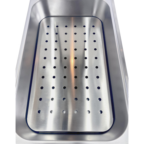 Апарат для підігріву чипсів і картоплі фрі GoodFood CW30S, корпус із нержавіючої сталі, підсвітка, 0,85 кВт, 220В