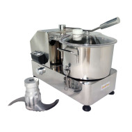 Кутер GoodFood C6VV — профессиональный измельчитель и миксер 5,5 л из нержавеющей стали, 1800 Вт, плавная регулировка скорости, для кухни и пищевого производства