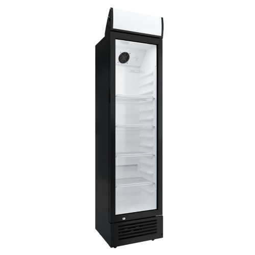 Шафа холодильна для напоїв GoodFood BC225BW2LED чорна-біла