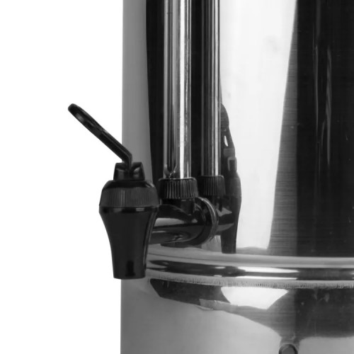 Електричний кип’ятильник GoodFood WB10A — 10 л, нержавіюча сталь, регулювання температури, автоматичний термостат, для кафе та ресторанів