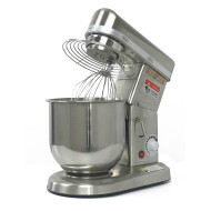 Машина збивальна GoodFood PM-B7S металік — професійний планетарний міксер 7 л для тіста, крему та фаршу, корпус із нержавіючої сталі
