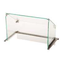 Комплект защитного стекла 4 мм для роликового гриля GoodFood HDRG5 с металлической рамкой и крепежом