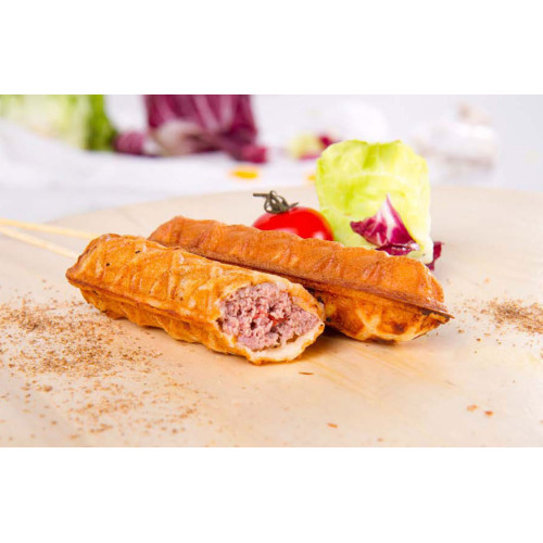 Гриль для корн-догів GoodFood CM6A (3+3) — професійний апарат для випікання 6 корн-догів із начинкою за цикл, 35–50 шт/год, корпус із нержавіючої сталі