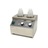 Апарат для підігріву соусів GoodFood SW2 — професійний підігрівач для соусів, топінгів і гарячого шоколаду, 2 ємності, нержавіюча сталь