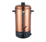 Електричний кип’ятильник GoodFood WB08 BRONZE, 8 л — стильний бронзовий корпус, термостат, 1,8 кВт, для кафе, ресторанів та закладів громадського харчування