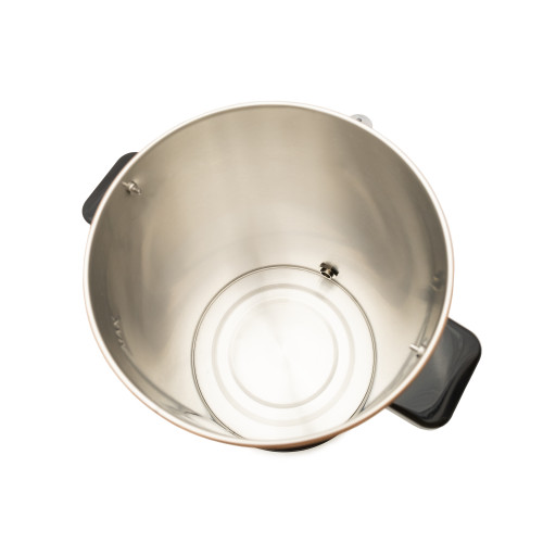 Електричний кип’ятильник GoodFood WB08 BRONZE, 8 л — стильний бронзовий корпус, термостат, 1,8 кВт, для кафе, ресторанів та закладів громадського харчування