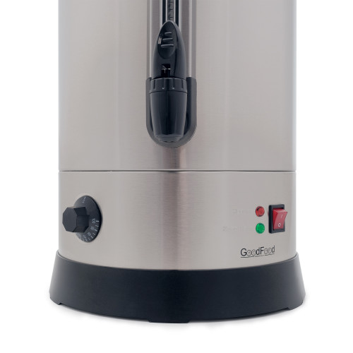Електричний кип’ятильник GoodFood WB30DW 25 л з подвійною стінкою з нержавіючої сталі для кафе, ресторанів і їдалень