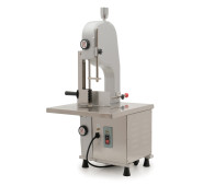 Професійна стрічкова пила GoodFood SE2000AL для кісток і м'яса, 1600 Вт, полотно 2000 мм, алюмінієвий корпус, для м'ясних цехів і супермаркетів