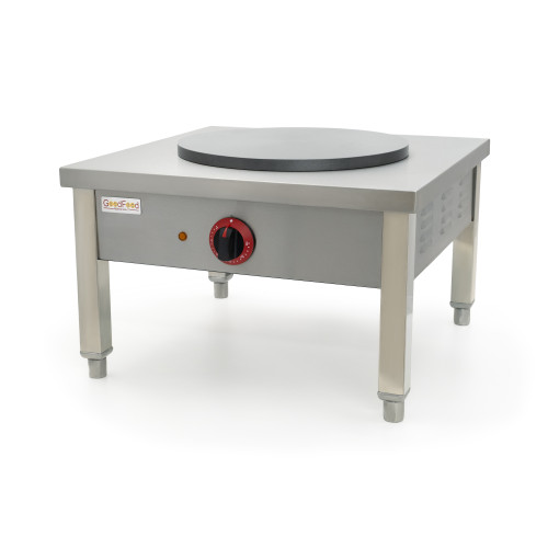 Млинница электрическая GoodFood CM10TOP — профессиональная настольная млинница для блинов, кафе и ресторанов, диаметр 400 мм, 3 кВт, терморегулятор