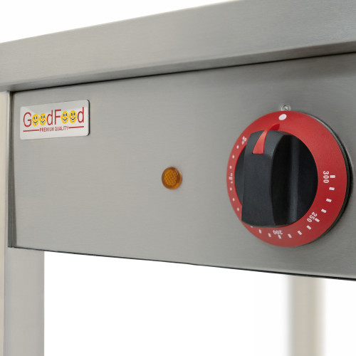 Млинница электрическая GoodFood CM10TOP — профессиональная настольная млинница для блинов, кафе и ресторанов, диаметр 400 мм, 3 кВт, терморегулятор