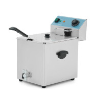 Фритюрница электрическая GoodFood EF8T BLUE с краном