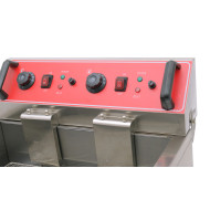 Електрична фритюрниця GoodFood EF20V, 20 л, нержавіюча сталь, 3+3 кВт — професійне обладнання для кафе та ресторанів