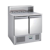 Солодета GoodFood GF-PS900-H6C — професійна холодильна станція на 5 гастроємностей GN1/6, гранітна стільниця, 240 л, для ресторанів та їдалень
