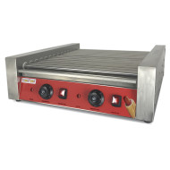 Роликовий гриль GoodFood HDRG14 RED — електричний професійний гриль для сосисок і хот-догів, 14 роликів, 2,8 кВт, для фастфуду та торгівлі