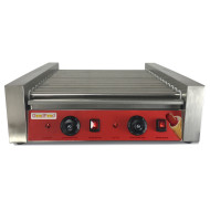 Роликовий гриль GoodFood HDRG14 RED — електричний професійний гриль для сосисок і хот-догів, 14 роликів, 2,8 кВт, для фастфуду та торгівлі