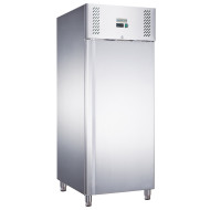 Морозильна шафа GoodFood GF-GN650BT-HC, 650 л, -22~-18°C, нерж. сталь, 1 двері, динамічне охолодження, для ресторанів та магазинів