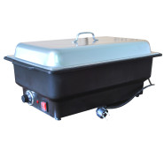 Чаффіндіш електричний GoodFood CD65P — професійний підігрівач страв із нержавіючої сталі для ресторанів, кейтерингу та фуршетів