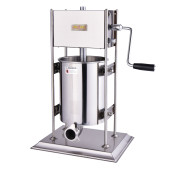 Шприц ковбасний вертикальний GoodFood SF12VS, 12 л, нержавіюча сталь, 4 насадки, ручний, для м’ясопереробки