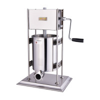 Шприц ковбасний вертикальний GoodFood SF12VS, 12 л, нержавіюча сталь, 4 насадки, ручний, для м’ясопереробки