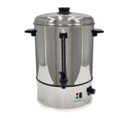 Електричний кип’ятильник GoodFood WB30S, 30 л — професійний настільний кип’ятильник для води з нержавіючої сталі для кафе, ресторанів та закладів громадського харчування