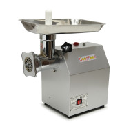 М’ясорубка GoodFood MG12P — професійна електрична м’ясорубка 750 Вт, 150 кг/год, сталевий корпус, 2 решітки, 3 насадки для ковбас